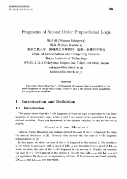 Fragments of Second Order Propositional Logic