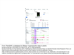 PlantDHS: a database for DNase I hypersensitive sites in plants