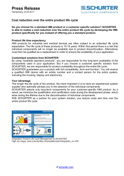 Press Release Hardenberg, 23.05.2017 Cost reduction over the