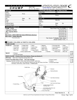 CHUMP - Colours Wheelchair