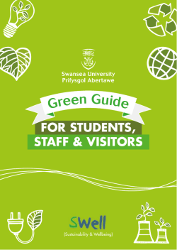 Green Guide - Swansea University