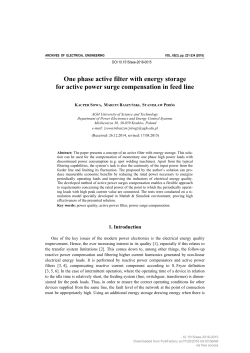 One phase active filter with energy storage for active power surge