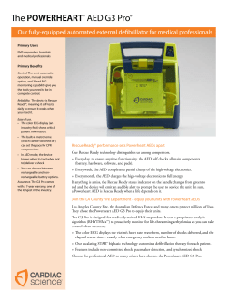 The POWERHEART&reg; AED G3 Pro