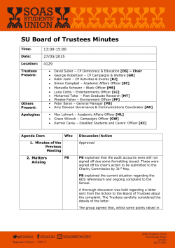 20/05/2015 - SOAS Students Union