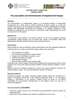 QS15_23 Patient Safety Oxygen