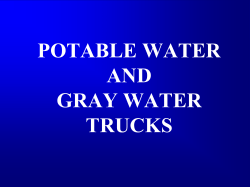 POTABLE WATER AND GREY WATER TRUCKS