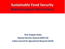 Prof. Swapan Datta Deputy Director General (DDG