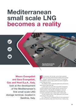 Mediterranean small scale LNG becomes a reality