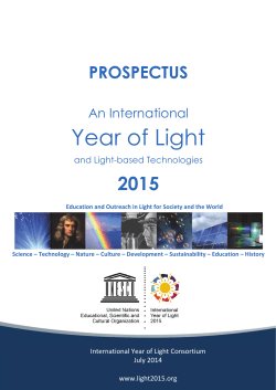 International Year of Light