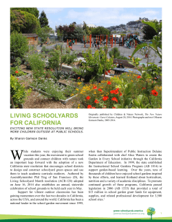 Living Schoolyards for California