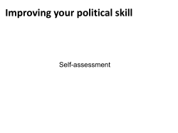 Political skills self