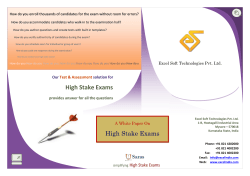 High Stake Exams