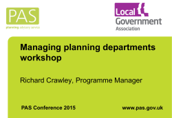 Richard Crawley, PAS