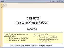 FastFacts Feature Presentation