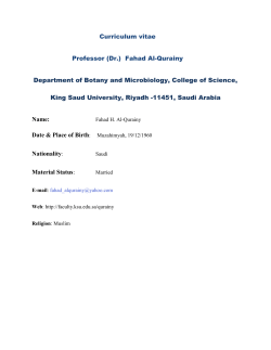 Name: Fahad H. Al