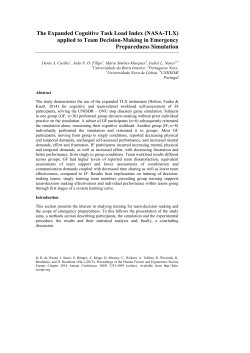 The Expanded Cognitive Task Load Index (NASA-TLX)