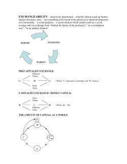 EXCHANGEABILITY - World Socialist Party (India)