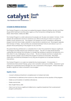 Referral Form - UnitingCare ReGen