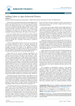 Adding Value to Agro-Industrial Wastes. IndChem 2:e103.