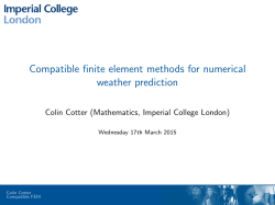 Compatible finite element methods for numerical weather
