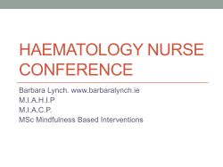 1545 Cognitive behavioural therapy &ndash; Barbara Lynch