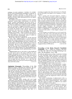 SIDUO Congress. Edited by K C OSSOINIG. Pp. 625. &pound;95.50. Kluwer