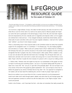 Click here to a DOC of this week`s guide.