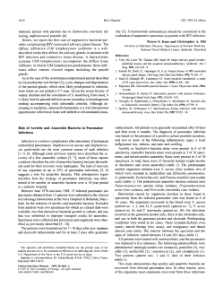 Role of Aerobic and Anaerobic Bacteria in Pacemaker Infections
