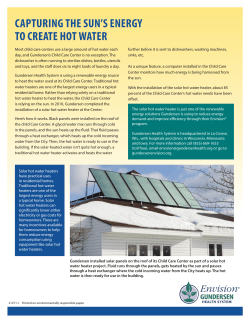 capturing the sun`s energy to create hot water