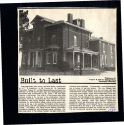 This magnificant, two-storey, red brick house, constructed in 1877, is