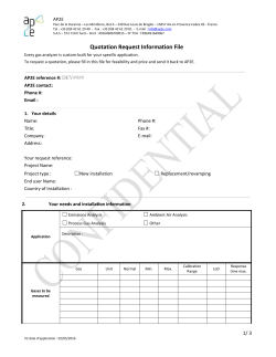 Semtech LASAR RFQ - SXS Medioambiente