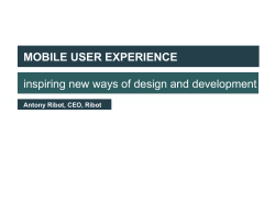 mobile user experience