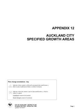 District Plan - Isthmus Section: Appendix 12