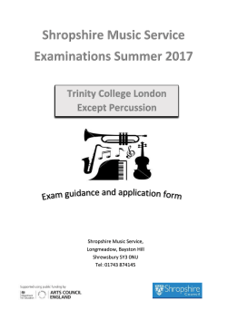 TG Summer 2017 - Shropshire Music Service