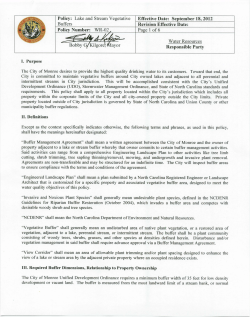 The City of Monroe Unified Development