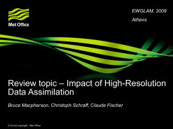 Review of activities in regional data assimilation