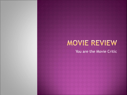 Movie Review PPT