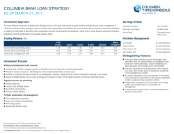 columbia bank loan strategy