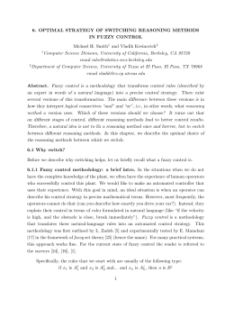 6. OPTIMAL STRATEGY OF SWITCHING REASONING