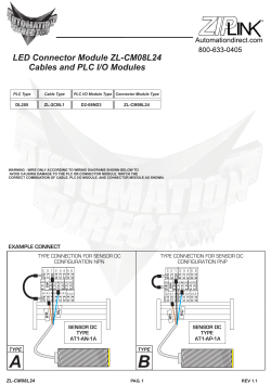 LED Connector Module ZL-CM08L24 Cables