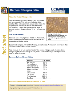Carbon nitrogen chart