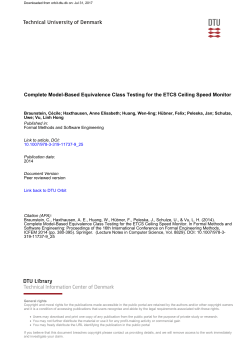 Complete Model-Based Equivalence Class Testing for