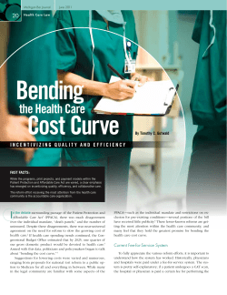 Bending the Health Care Cost Curve