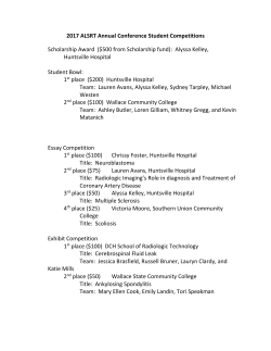 2017 ALSRT Annual Conference Student Competitions Scholarship