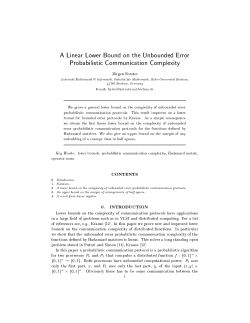 A Linear Lower Bound on the Unbounded Error