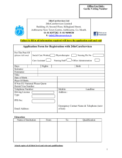 Application Forms