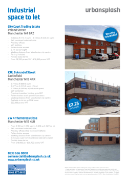 Industrial space to let
