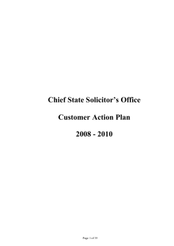 Chief State Solicitor`s Office - Office of the Attorney General