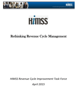 Rethinking Revenue Cycle Management