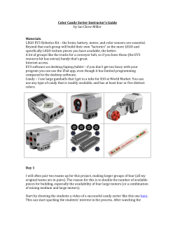 Building a Color Candy Sorter Instructor`s Guide (2